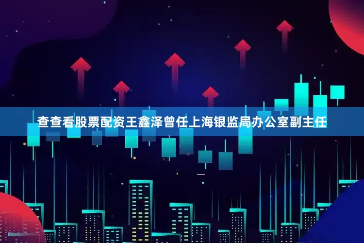 查查看股票配资　　王鑫泽曾任上海银监局办公室副主任